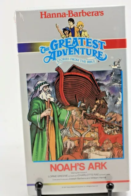 SEALED VHS HANNA Barbera's Greatest Adventures NOAH'S ARK Bible Stories ...
