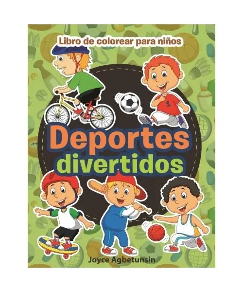 Deportes divertidos: Libro de colorear para ninos, Agbetunsin, Joyce