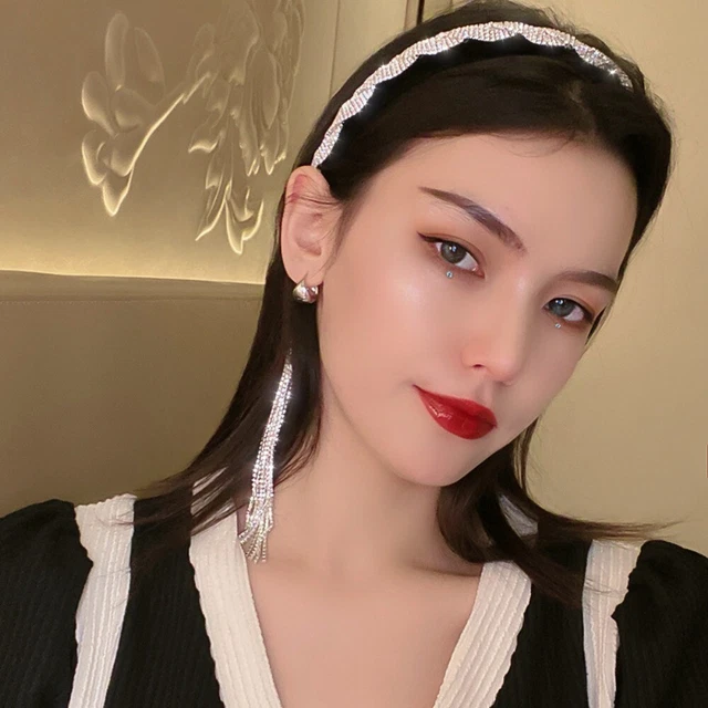 Fascia per capelli con strass Accessori per capelli Fermaglio per capelli