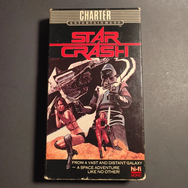 STAR CRASH VHS Rare SciFi David Hasselhoff VHS VCR Tape Movie £28.38