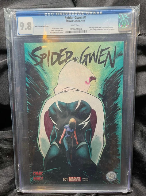 Spider-Gwen #1 CGC 9.8 Portacio Variant Recalled Edition Comic Kings Marvel 2015