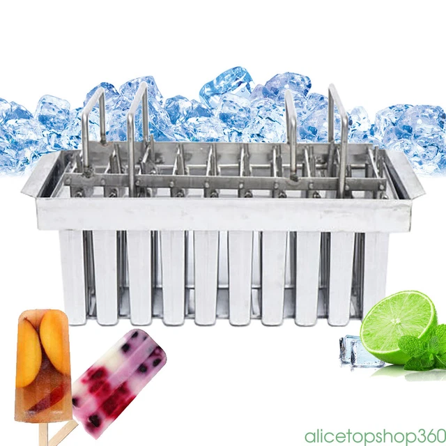 20pcsPopsicle Mold Set Stainless Steel Frozen Ice Cream Stick Mold Popsicle Mold