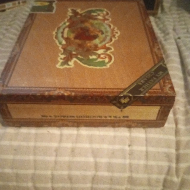 My Father Cigars Flor De Las Antillas Robustos Empty Cigar Box 9” x 6” x 1.75”