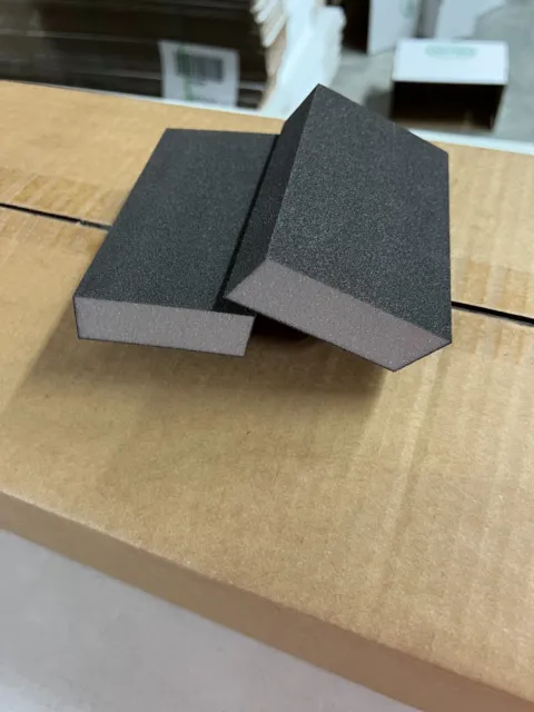 Drywall Sanding Sponge Dual Angle Fine/Fine 100/100 (Box of 100)