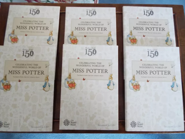2016 Official Royal Mint Beatrix Potter 50p Coin Collector Album - Brand New