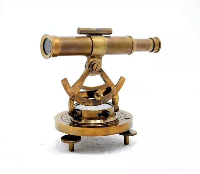 Boussole De Poche Brunton En Laiton Massif - 7.6 Cm De Diamètre, Design Vintage - Pour Cartographie, Géologie, Collection
