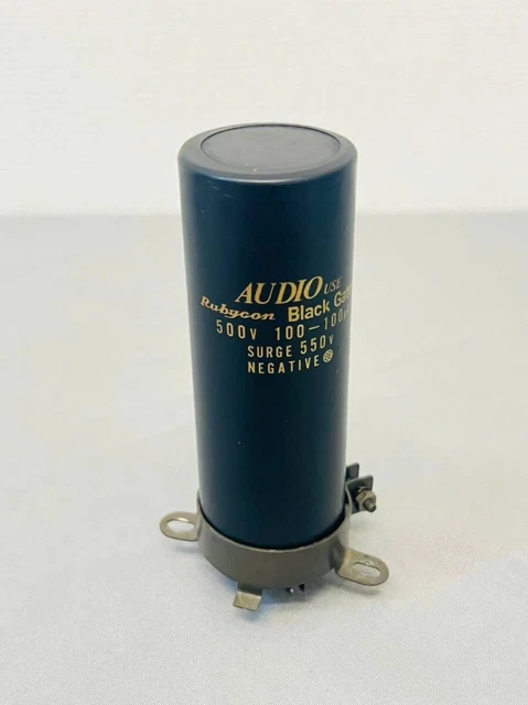 RUBYCON BLACK GATE Capacitor - 100uF+100uF, 500V (550V surge