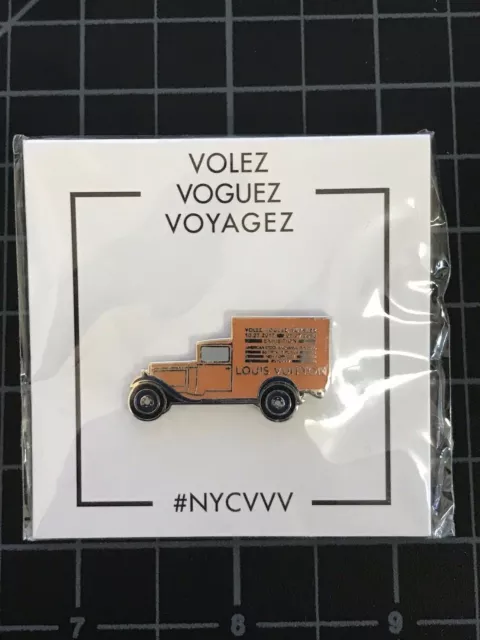 LOUIS VUITTON Exhibit NYC Truck & Plane Art Pins! Pintrill Volez Voguez  Voyagez!