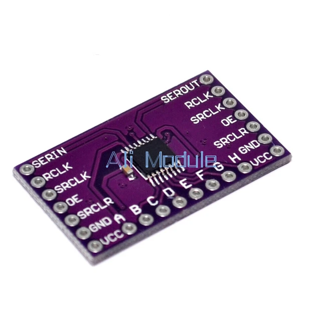 Modul Rister NEW 74HC595 MODULE Shift Register Breakout 8-bit shift register NEW £1. ...