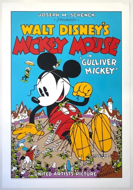 Mickey Mouse - in"Gulliver Mickey" - Serigrafie - Circle Fine Art - 1980iger