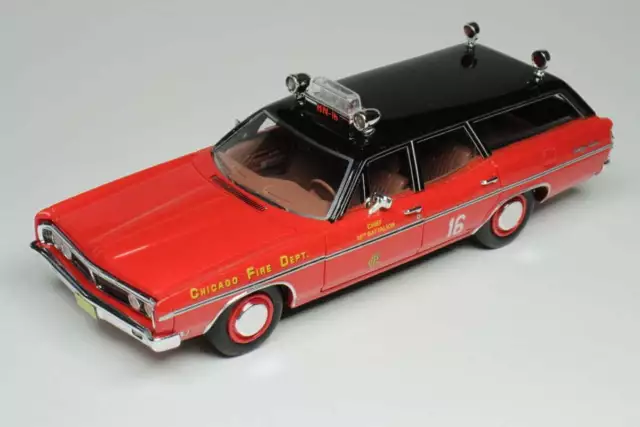 Goldvarg 1/43 CFD Chicago Fire Department 1970 Ford Galaxie Wagon GC-055-D