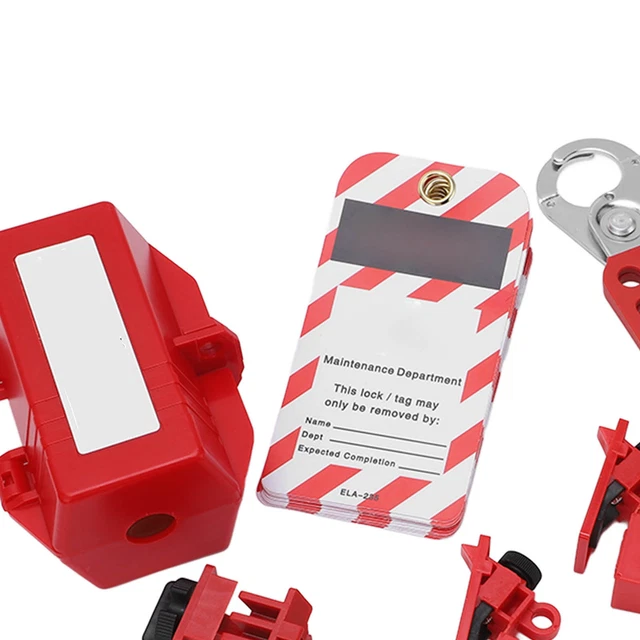 Circuit Breaker Lockouts Electrical Lockout Tagout Kit Solid Brass Cylinder