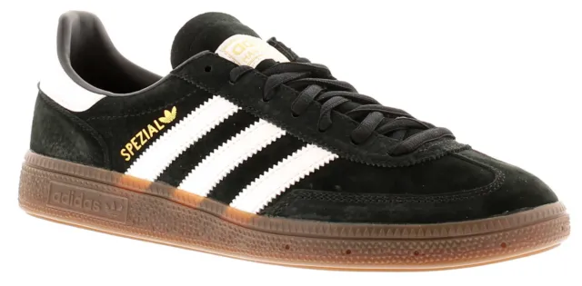 Adidas Originals Mens Trainers Handball Spezial Leather Lace Up black UK Size