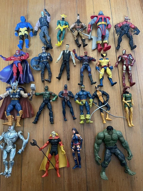Lot of (22) Marvel Legends/Toy-biz Hasbro Loose Action Figures