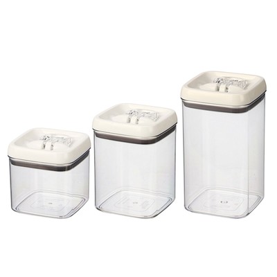 Better Homes & Gardens Flip Tite Food Storage Set, 3 Canisters, BPA-Free 2