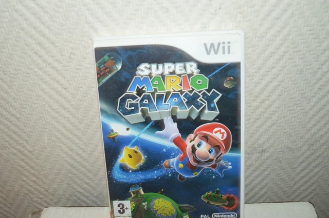 Lot 2 Jeu Video  Super  Mario Galaxy En Boite Et Super Mario Bross Nintendo Wii