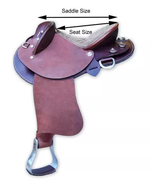 SALE Bushman Youth - Kids Swinging Fender Leather Hybrid Stock Saddle SALE 2