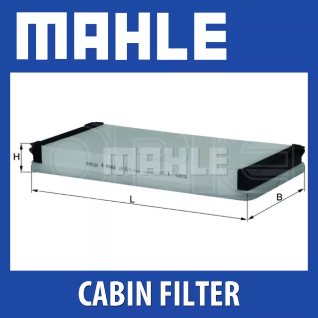 Mahle Pollen Air Filter for Cabin Filter LA32/3 Fits Porsche Boxster 911