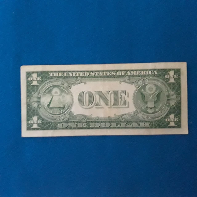 $ 1.00 dollar bill Serie 1935 G, # F1616 Silver Certificate, Blue Seal 2