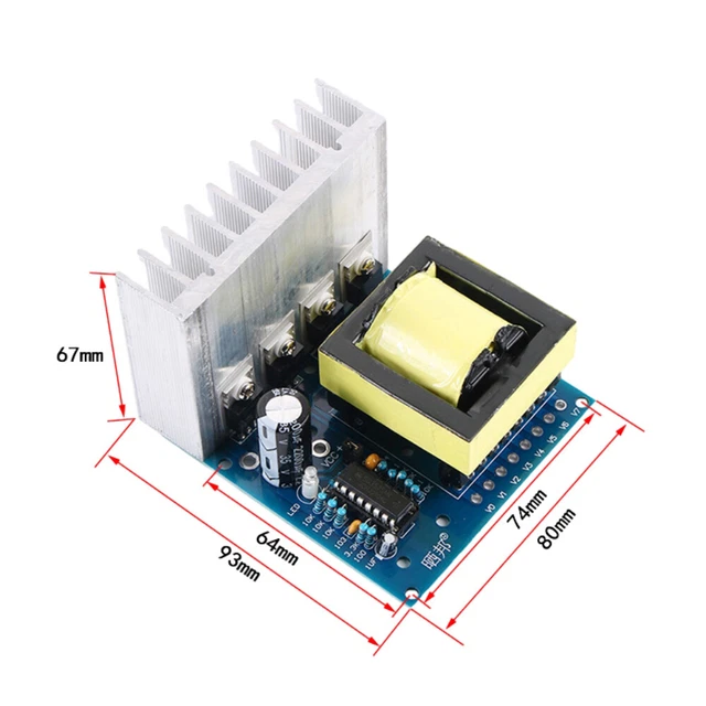 DC12V TO AC18V/220V Inverter Square Wave Inverter Circuit Board 500W