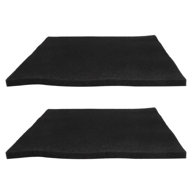 2 piezas cojines filtrantes de bote de basura almohadillas filtro acuario