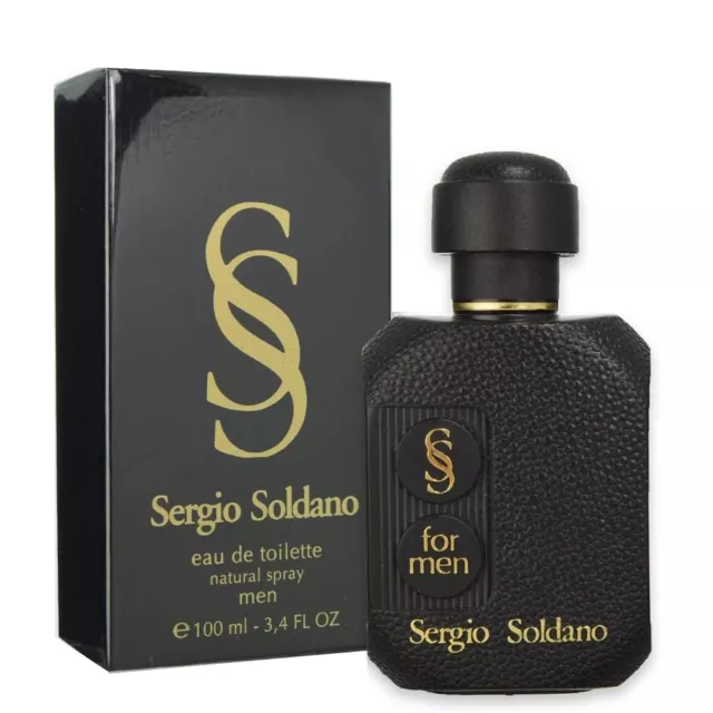 Sergio Soldano Nero Men Profumo Uomo Edt Natural Spray 100ml