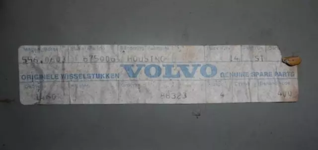 Doublure aile avant gauche neuve (NOS) Volvo 140 144 142 145 ref 675006 3