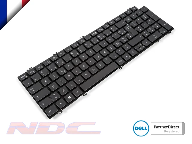 Clavier AZERTY Rétroéclairé Pour Dell Latitude 9510/9520 - Référence 0DHWJ8 Neuf