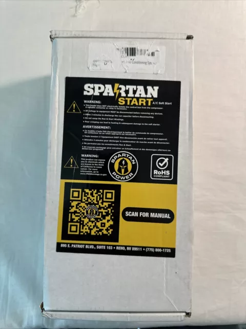 OPEN BOX Spartan Power SpartanStart RV A/C Soft Starter up to 20K BTU
