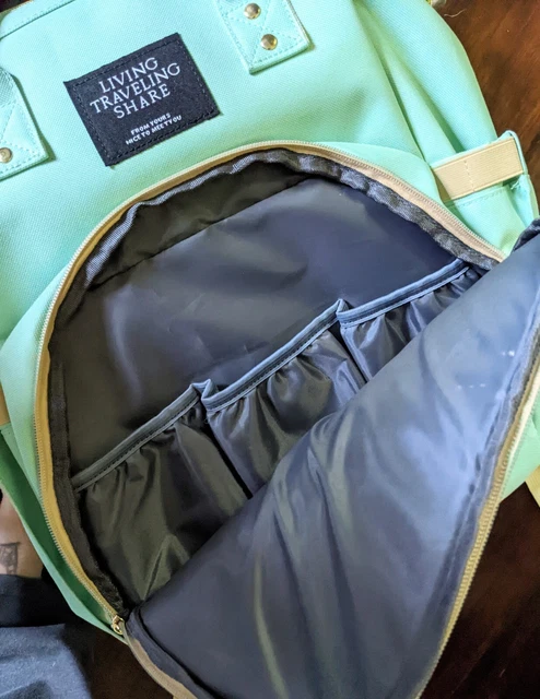 Living Traveling Share Baby Diaper Bag Multi-Function Travel Waterproof Backpack 5
