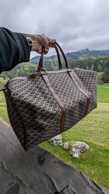 sac de voyage a main goyard pliant toile coton