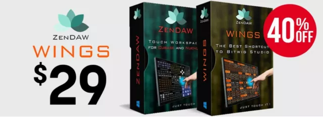 WINGS touch workspace for Bitwig Studio DAW under Windows OS 3