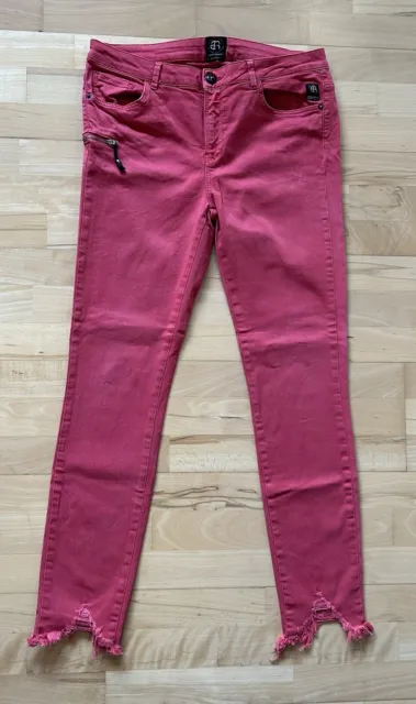 ELIAS RUMELIS - jeans da donna Sophia skinny fit - rosso - taglia 31 - USA - TOP