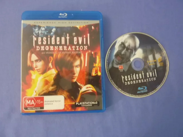 Resident Evil Degeneration Blu-Ray 2008 Alyson Court Paul Mercier Michelle Ruff