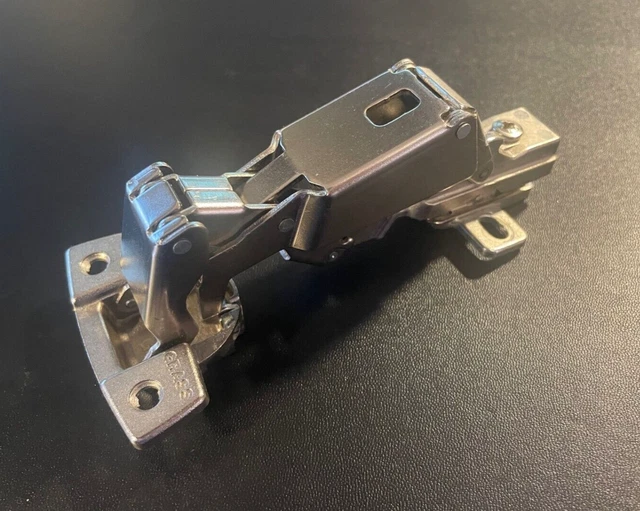 Grass Cabinet Hinge 3903/1203 With 044 Plate - Spring Close, Clip-On, Nickel Finish