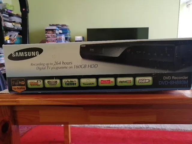 Samsung Dvd-Sh893M. Dvd Player Recorder. Freeview.hdd 160Gb.hdmi.multi Region