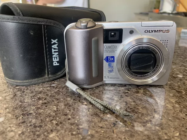 Olympus Camedia 5.1mp C-55 C-5500 Zoom CCD *Lofi Vintage Digicam Camera*