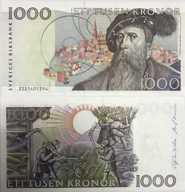 Sweden 500 Kronor 1992 P 60 UNC Sweden 500 Kronor 1992 P 60 UNC