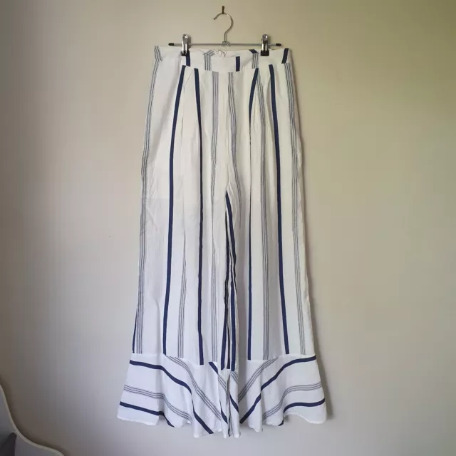 Indikah Stripped Bell Bottom Trousers Size 10