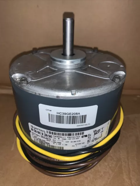 Carrier HC39GE208A Genteq 5KCP39KG S554ES Condenser FAN MOTOR 1/4 HP 208-230V