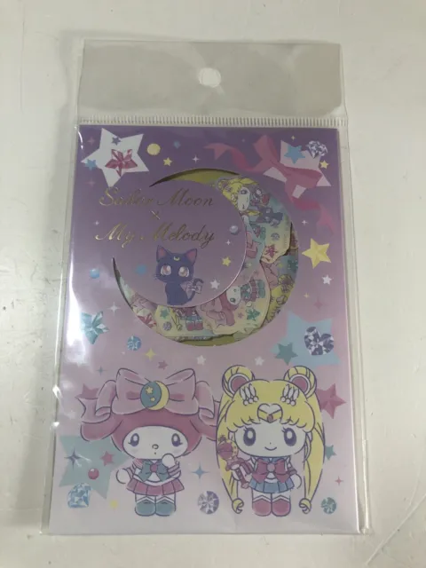 RARE 2017 Sanrio Japan My Melody x Sailor Moon Sticker Flake Seal Pack  NEW