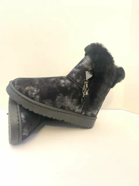 WINTER SNOW BOOTS Women's Faux Fur Suede Mid-Calf Boot Warm Fashion ...