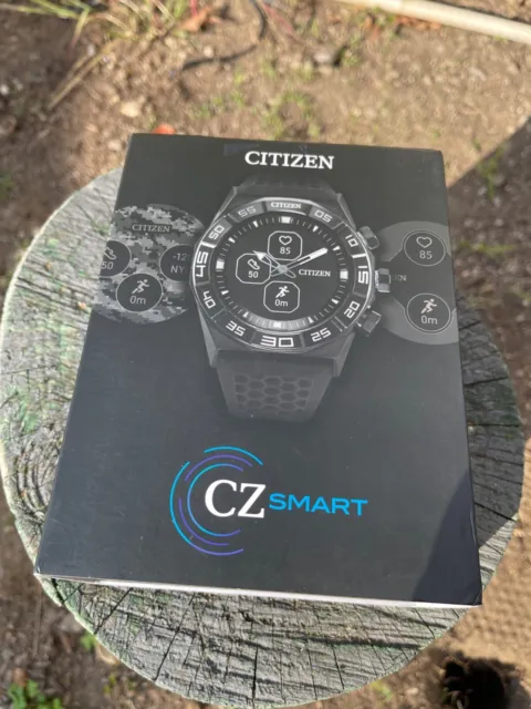 Citizen - CZ Smart 44mm Black IP Stainless Steel Case Smart Watch JX1007-04E NEW