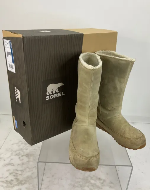 Sorel Suka NM Natural Leather Waterproof Winter Boots 5.5