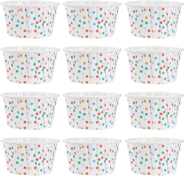 Custodie per cupcake Cabilock 100 pz tazze da forno di carta custodie monouso per muffin tazze ghiaccio