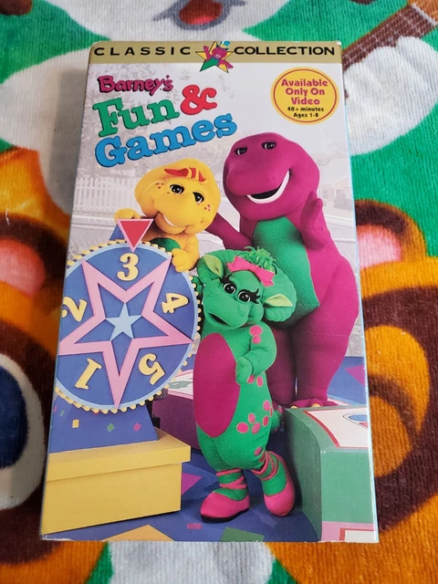 BARNEY - BARNEYS Fun and Games (VHS, 1996) £8.87 - PicClick UK