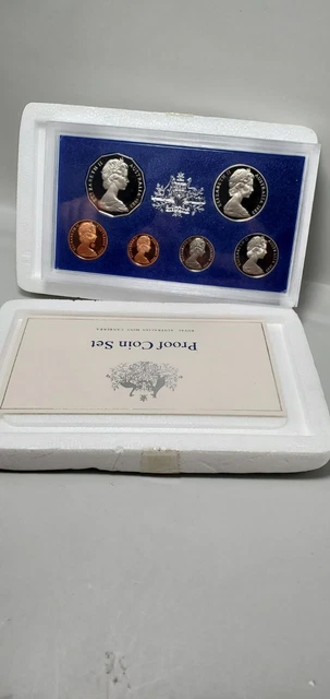 1983 Six Coin Set with Foams and Certificate Royal Australia Mint