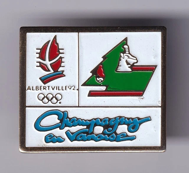 Pin's Olympique Albertville 1992 – Sponsor Bausch & Lomb – Rare – Jeux Olympiques