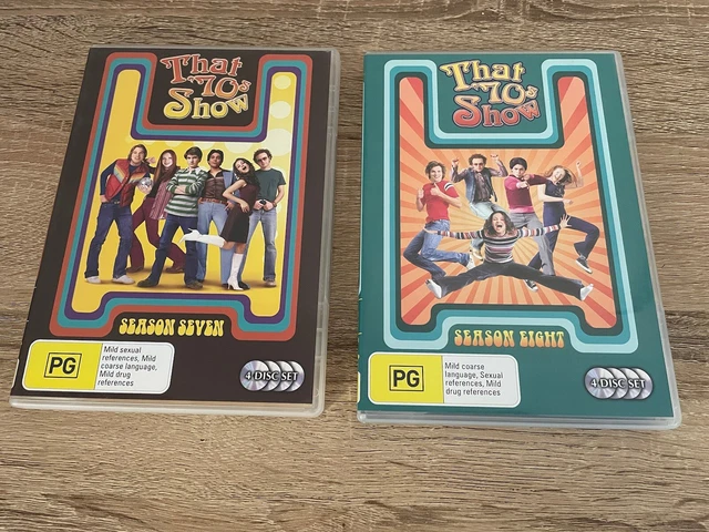 That 70's Show Seasons 7 and 8 (8 Discs) DVD  Region 4 Comedy Drama VGC