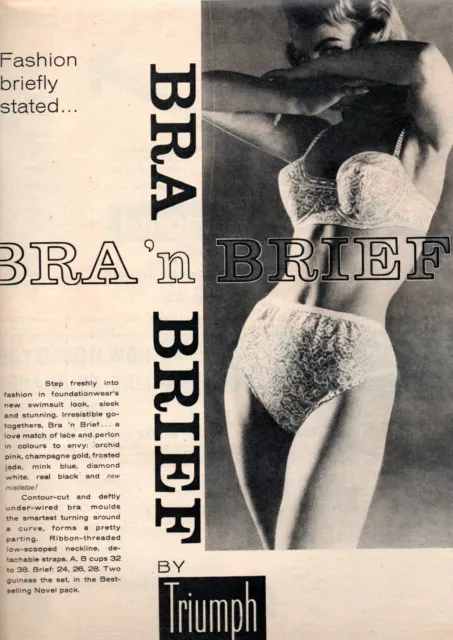 Vintage Bra Ad 1 page Original Clipping Magazine Photo #C0025 on eBid  United Kingdom